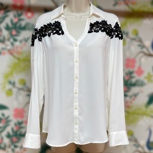 Express Embroidered Portofino Slim Shirt (Size S)
